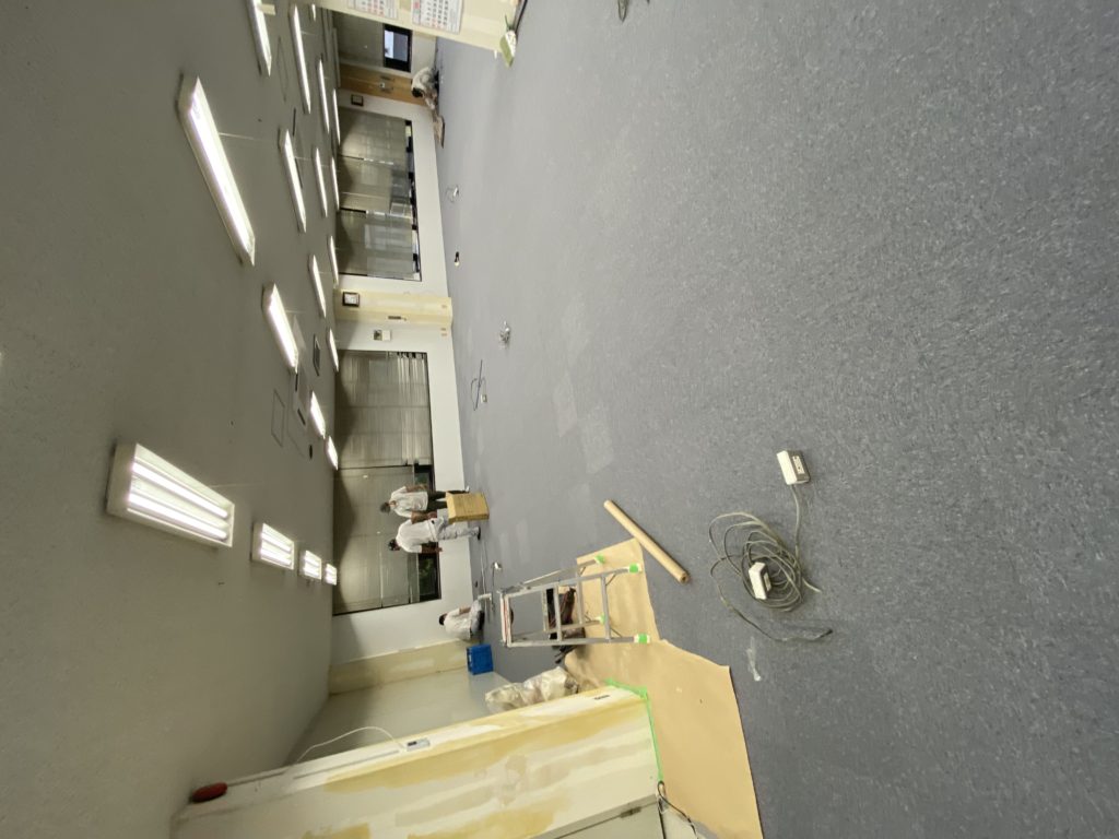 事務所内 オフィス家具入れ替えに伴う床改修工事 OAフロア（埼玉県さいたま市）