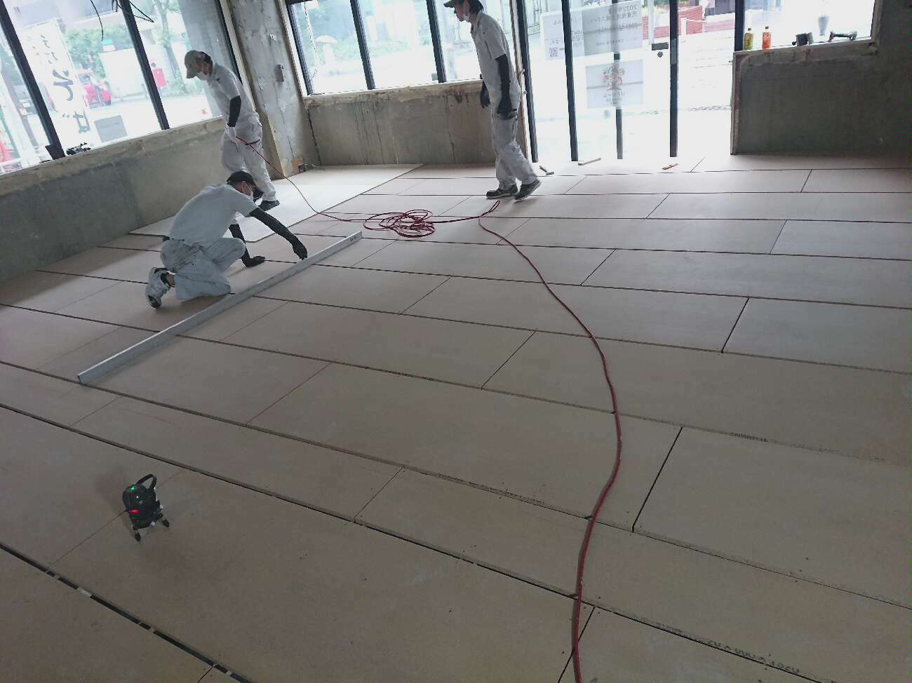 施設 改修 置床工事 フリーフロアCP（神奈川県相模原市中央区）