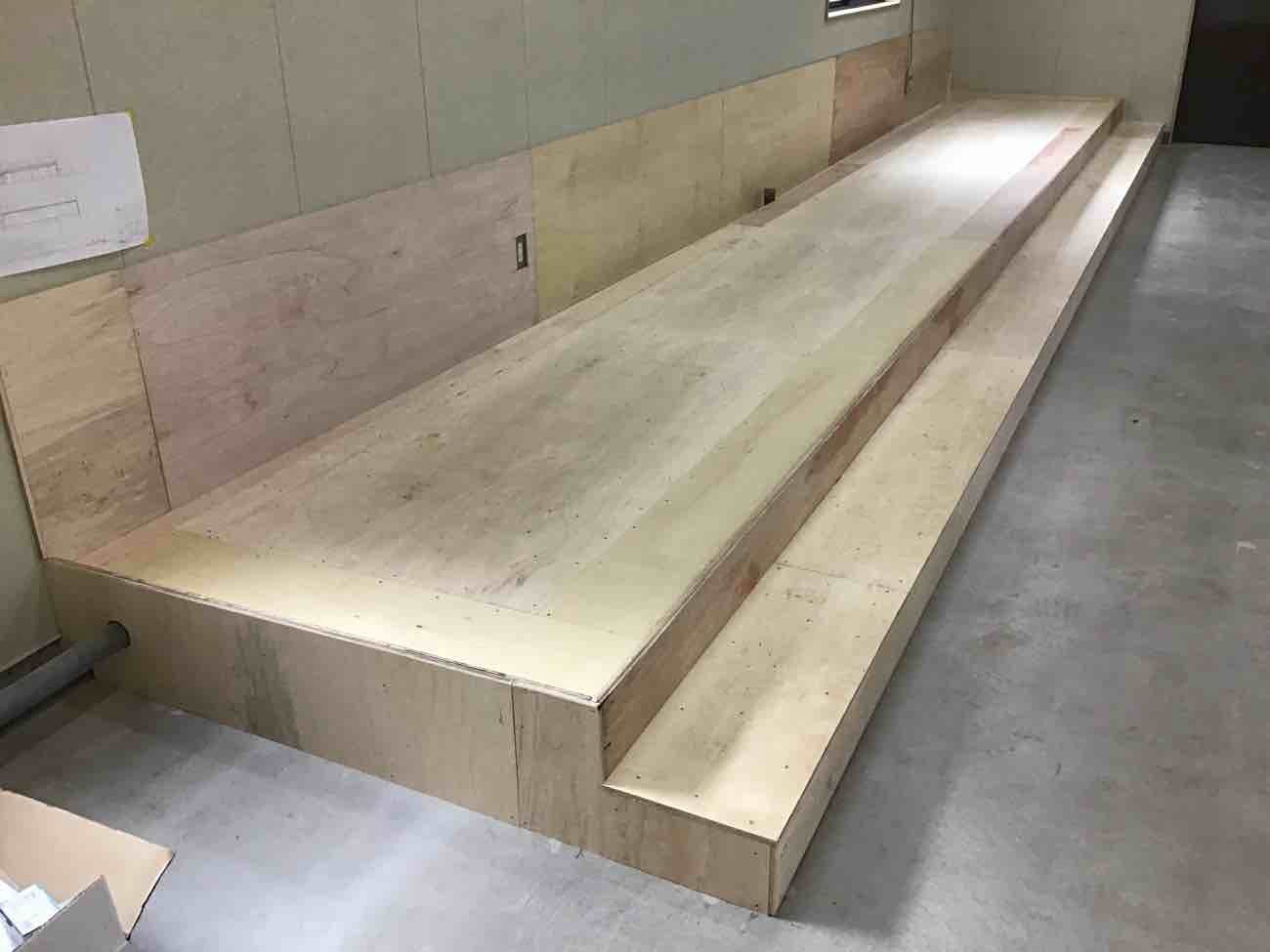 店舗　置床工事　乾式二重床（東京都墨田区）