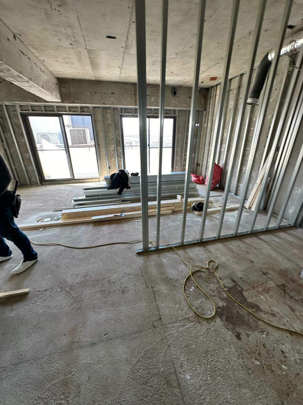 マンション　置床工事　フリーフロアCP（東京都世田谷区）