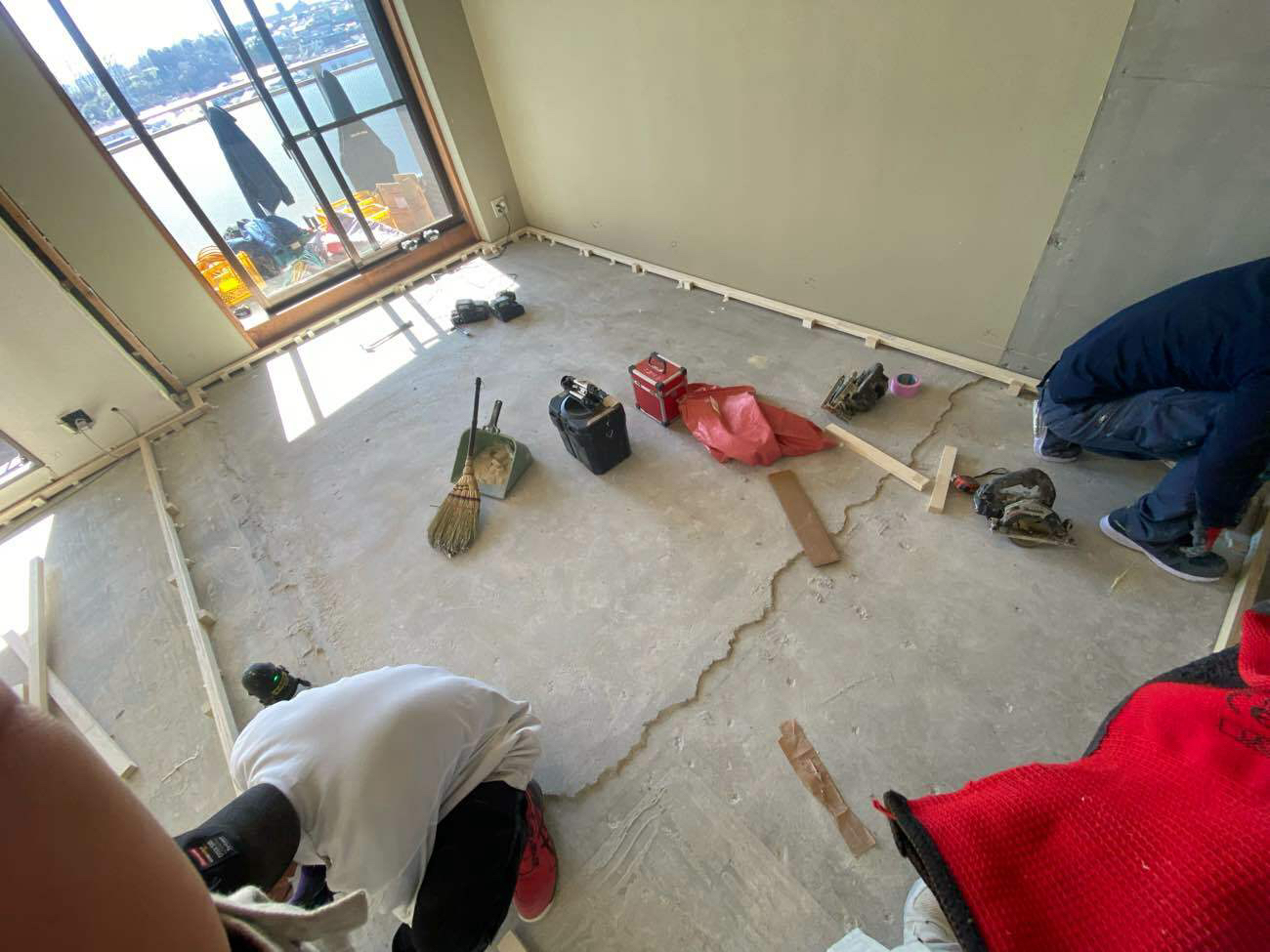 マンション　１日置床　乾式二重床（東京都八王子市）