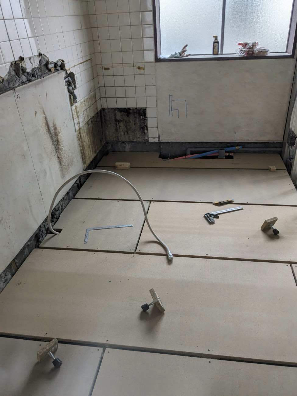 マンション　１日置床　乾式二重床（神奈川県横浜市神奈川区）