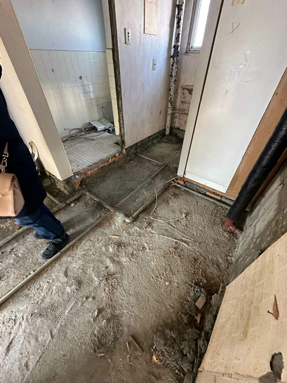 マンション　１日置床　乾式二重床（神奈川県横浜市神奈川区）