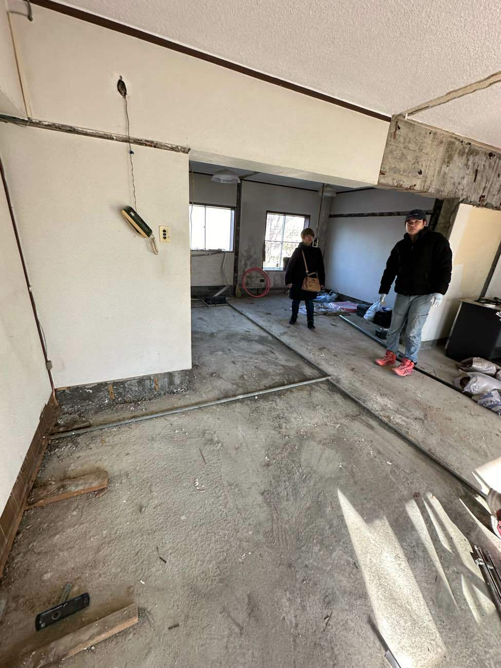 マンション　１日置床　乾式二重床（神奈川県横浜市神奈川区）