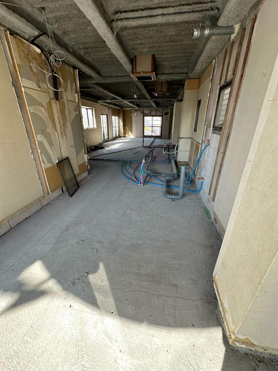 マンション　置床工事　乾式二重床（東京都世田谷区）