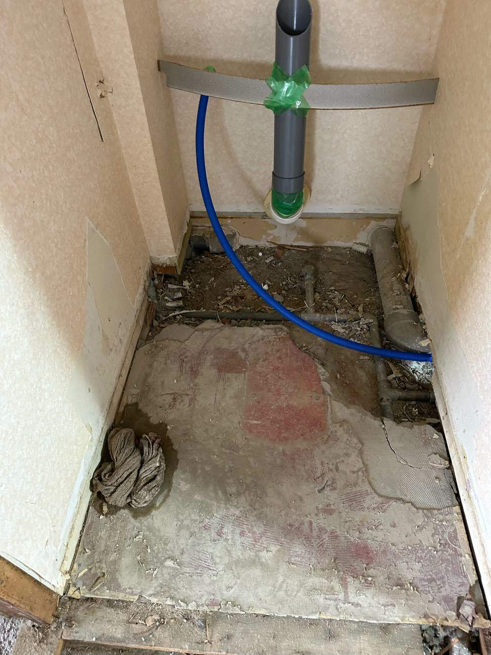 マンション　１日置床工事　乾式二重床（東京都八王子市）