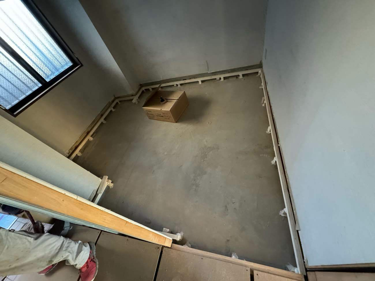 マンション　１日置床工事　フリーフロアCP（東京都品川区）