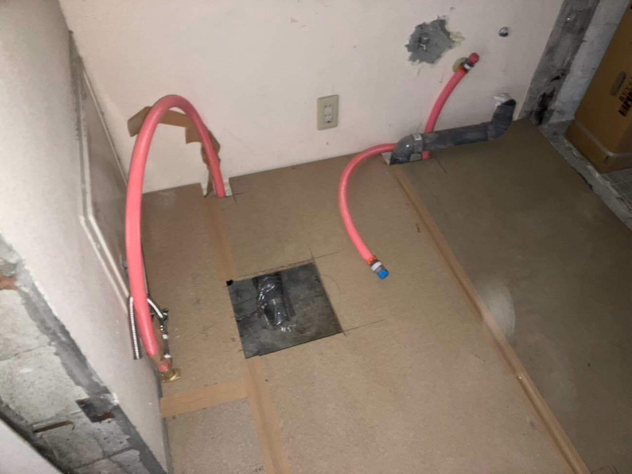 マンション　OAフロア工事（横浜市神奈川区）