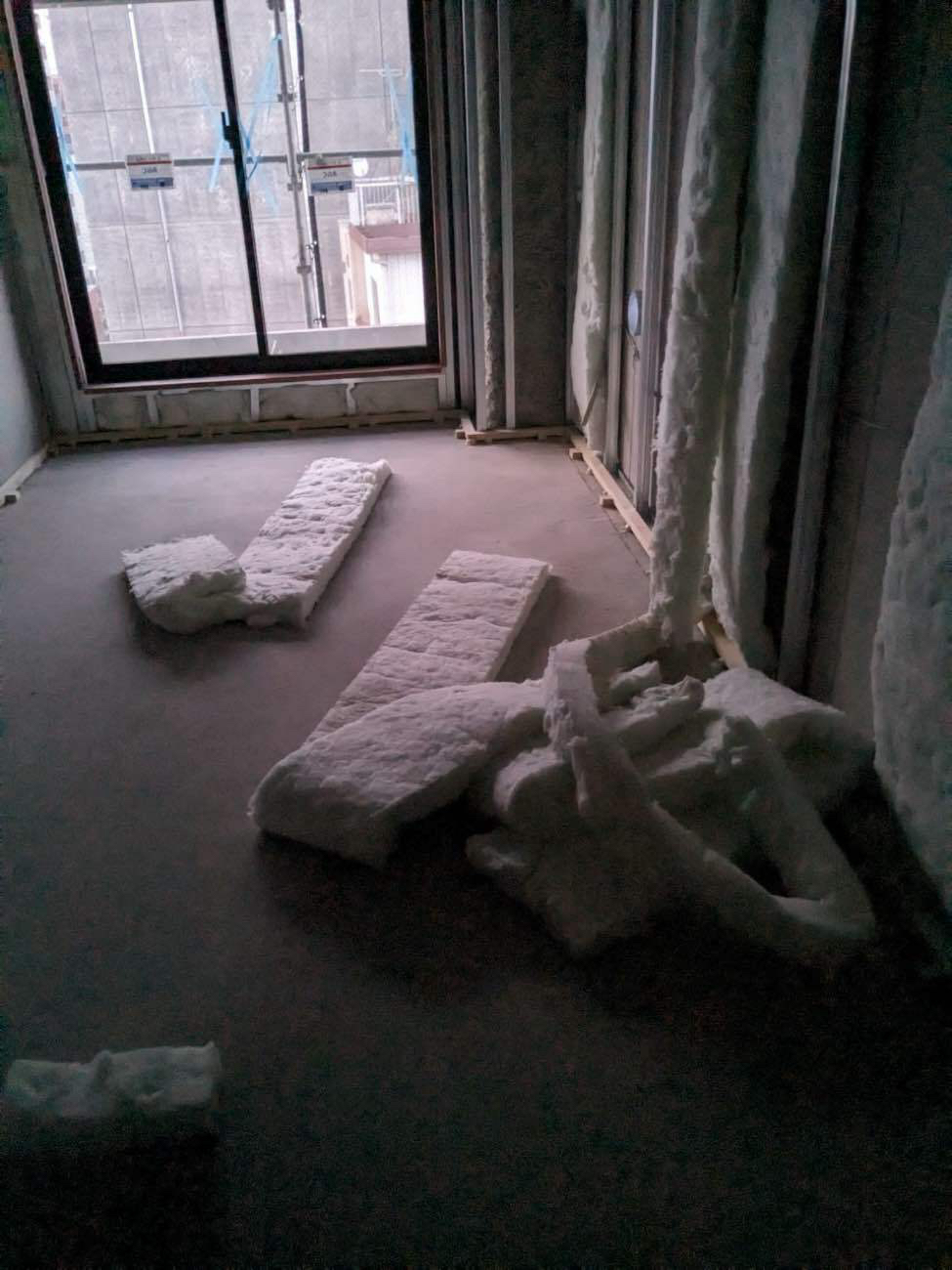 新築マンション　置床工事　乾式二重床（東京都葛飾区）