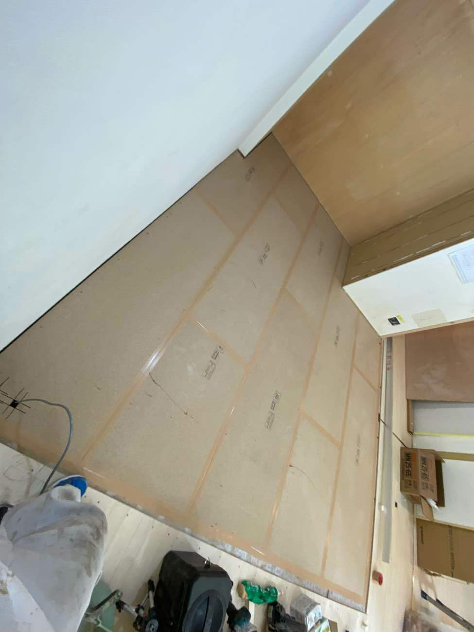 マンション　置床工事　乾式二重床（横浜市泉区）