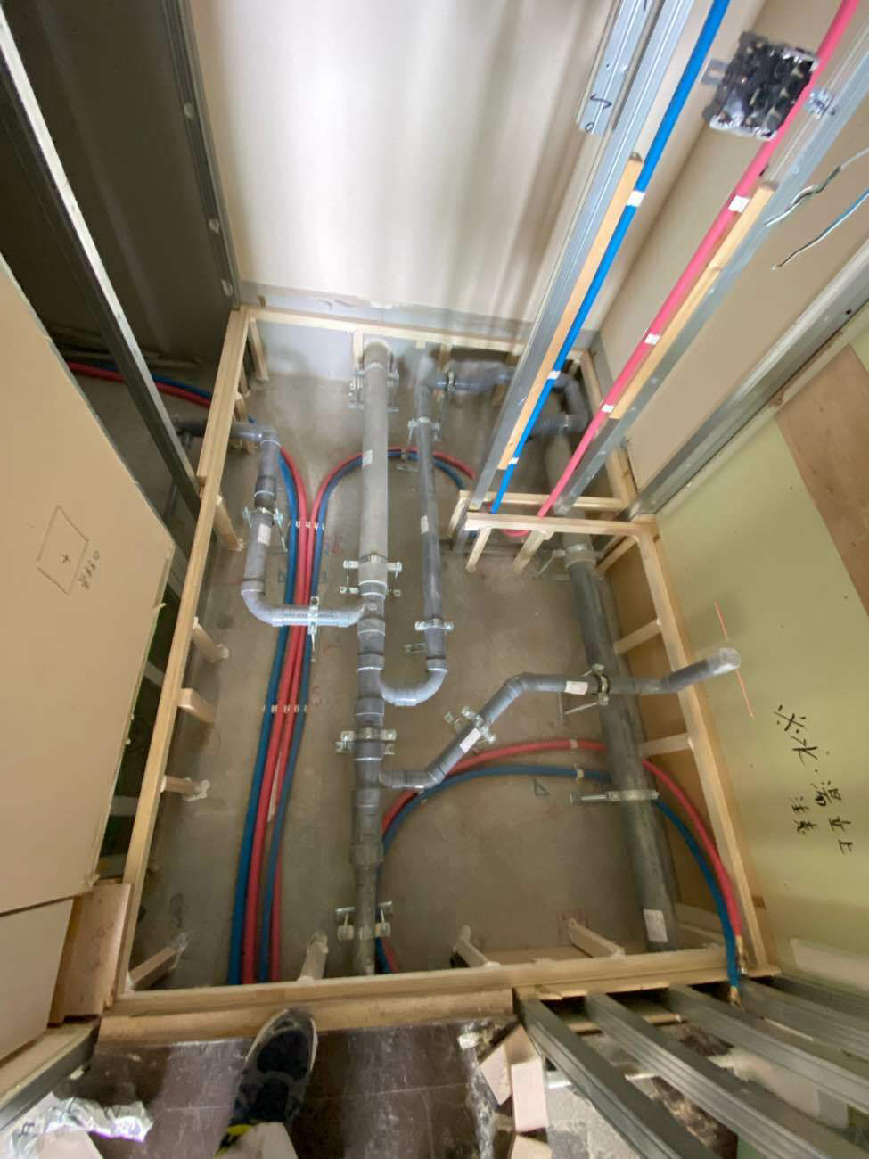 マンション　置床工事　フリーフロアCP（東京都世田谷区）