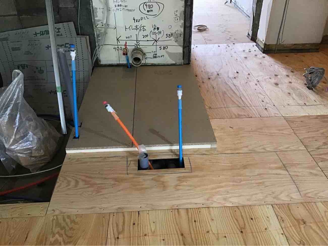 マンション　置床工事　フリーフロアCP（東京都世田谷区）