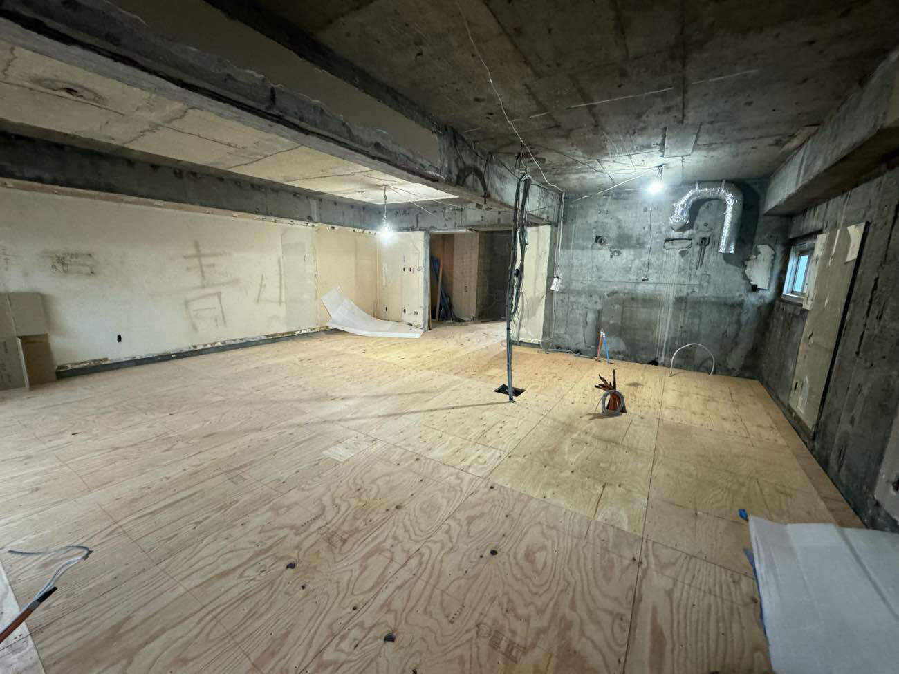 マンション　置床工事　フリーフロアCP（東京都港区）