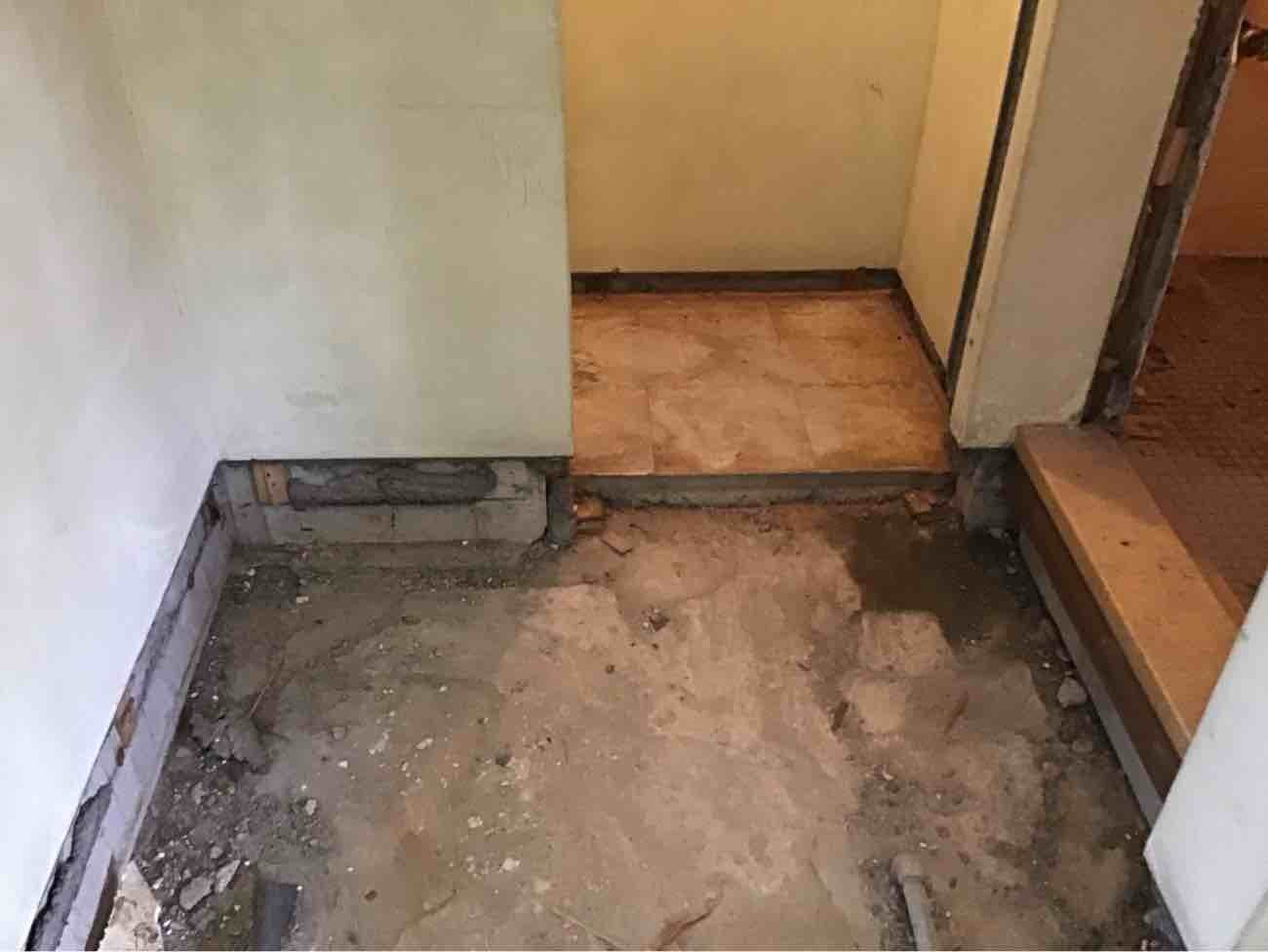 マンション　置床工事　乾式二重床（横浜市戸塚区）