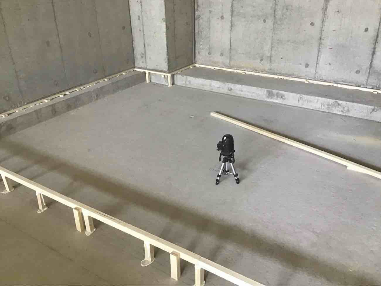 クリニック　置床工事　乾式二重床（千葉県流山市）