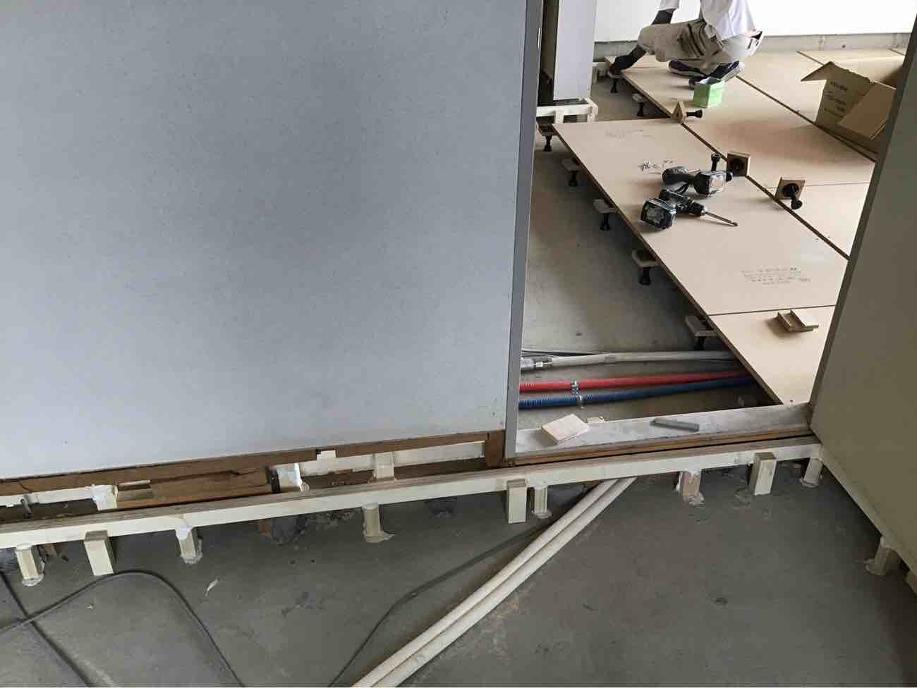 マンション　１日置床工事　乾式二重床（神奈川県藤沢市）