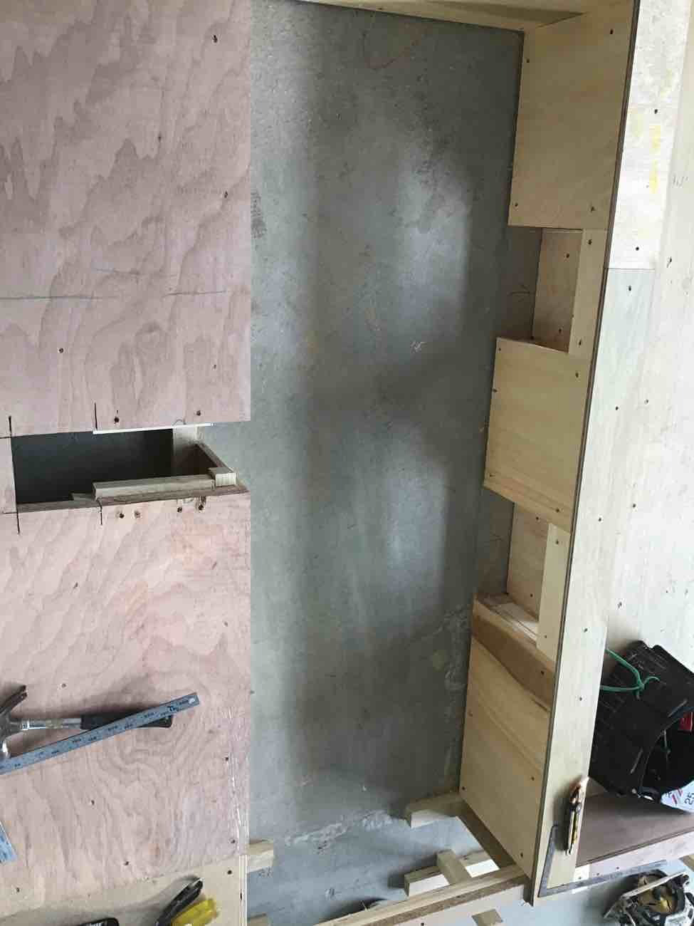 店舗新築　置床工事　乾式二重床（横浜市青葉区）