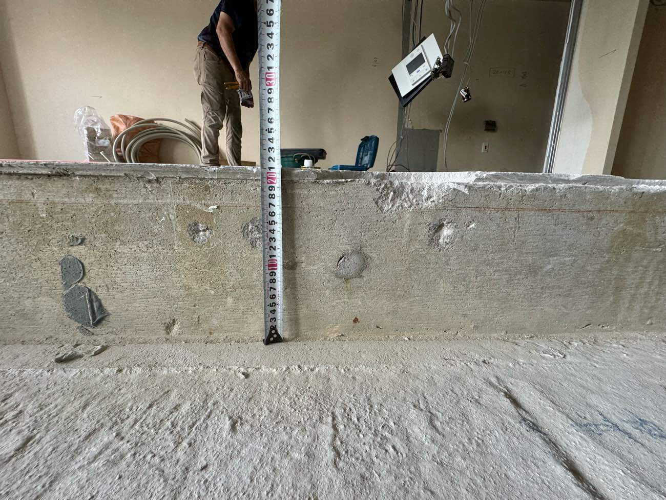 マンション　置床工事　フリーフロアCP（東京都品川区）