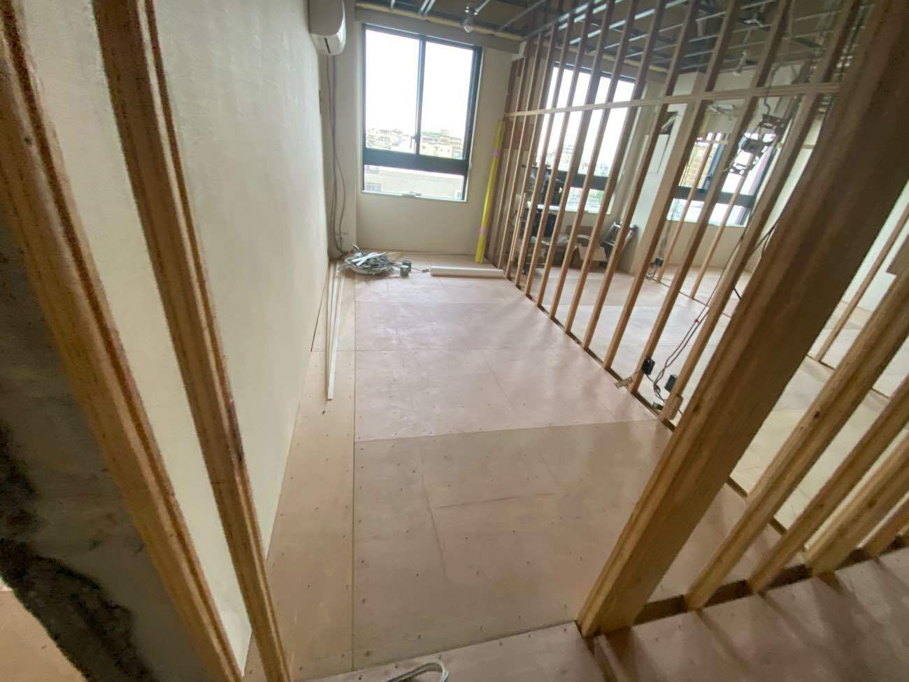 マンション　置床工事　フリーフロアCP（東京都世田谷区）