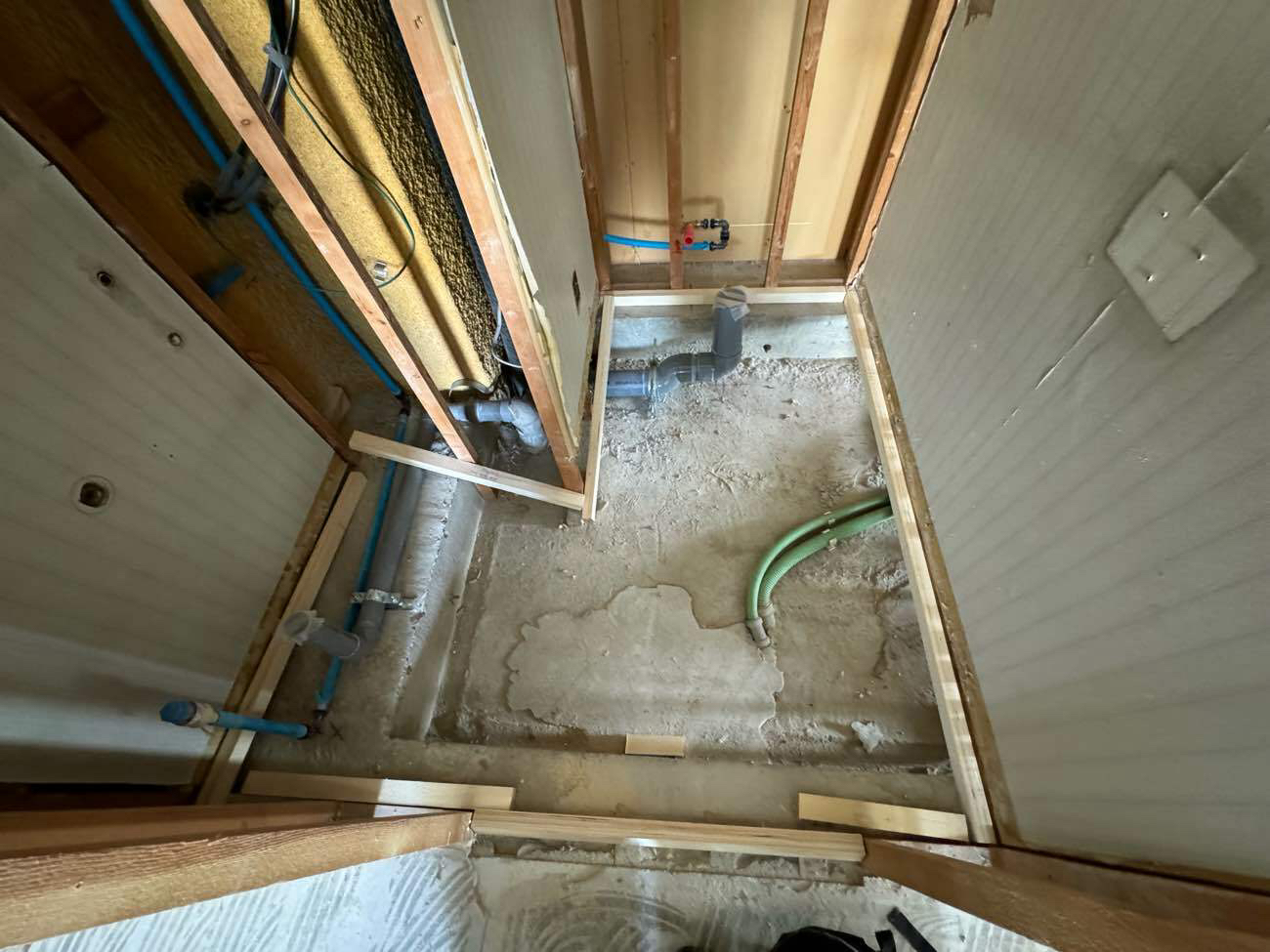 マンション　１日置床工事　フリーフロアCP（東京都目黒区）