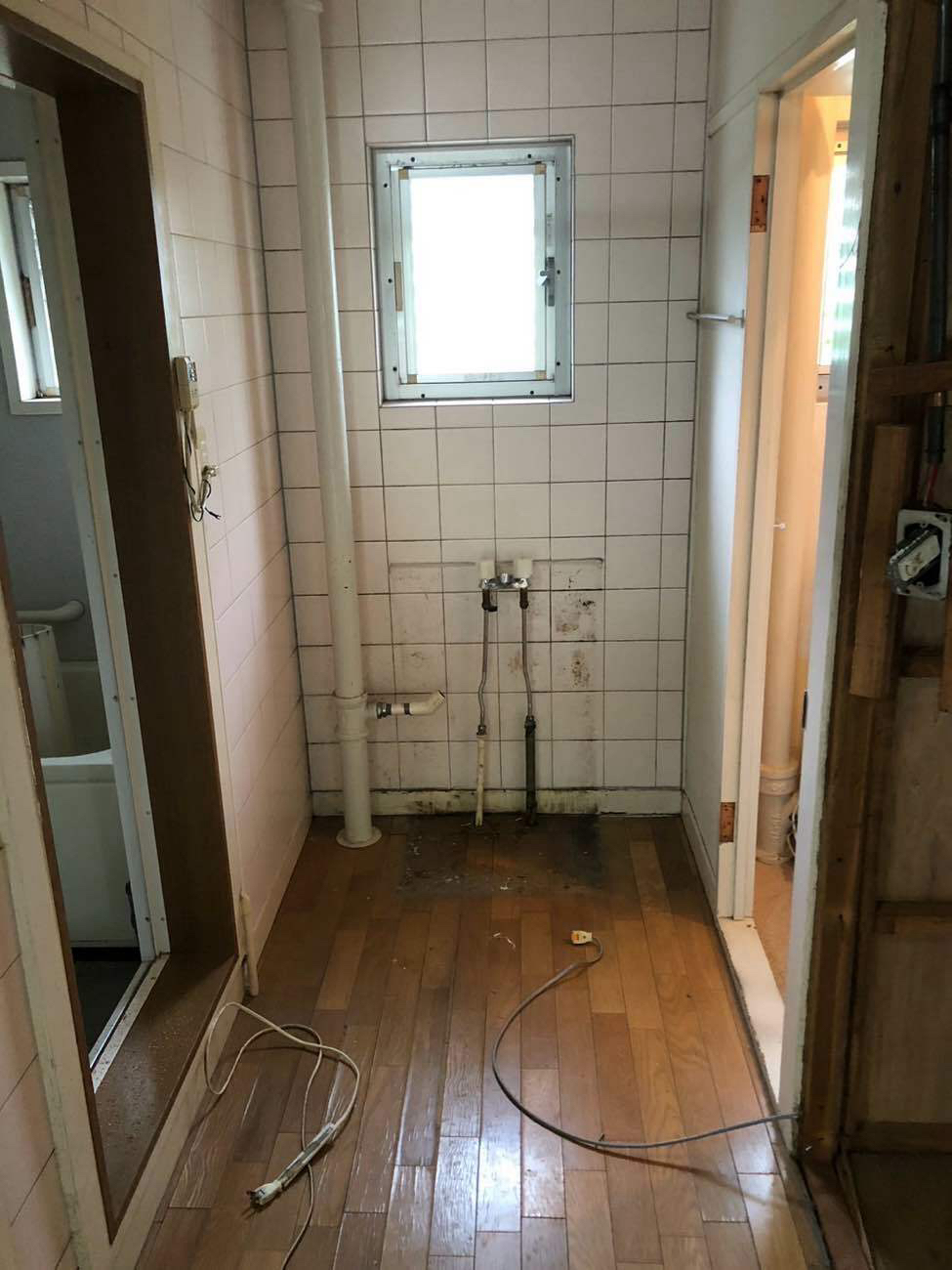 マンション　１日置床工事　乾式二重床（東京都東久留米市）