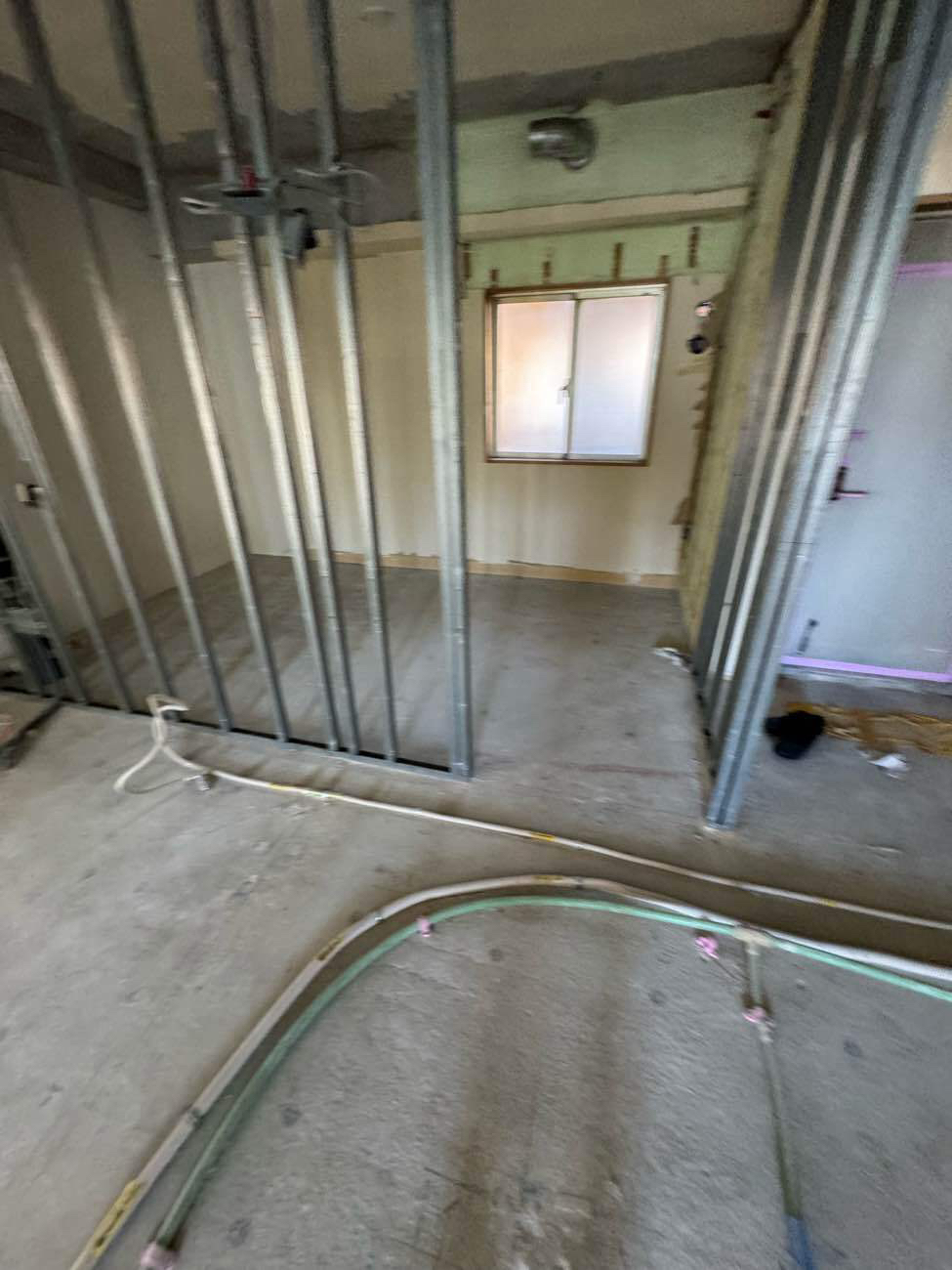 マンション　置床工事　乾式二重床（東京都品川区）