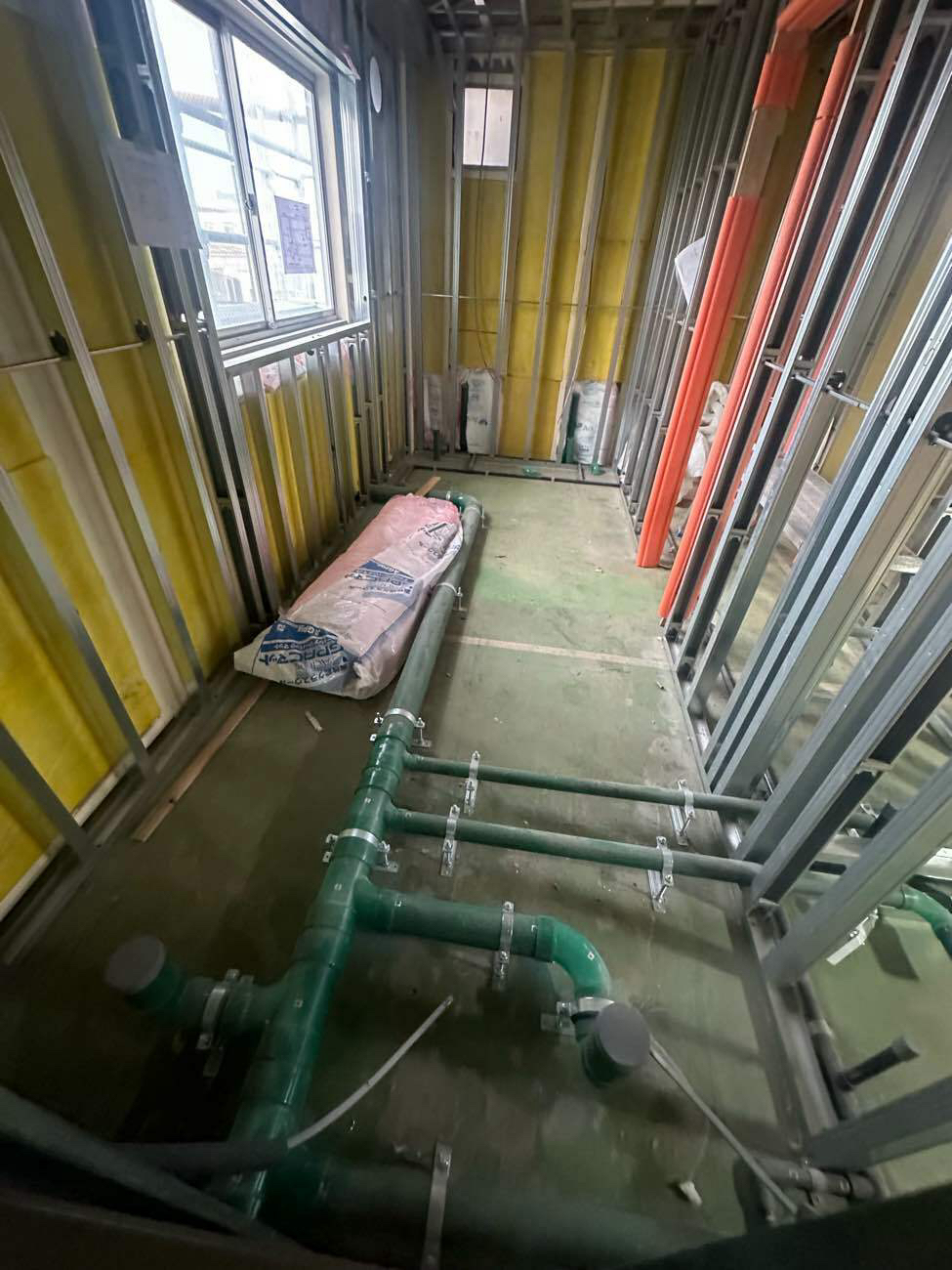 マンション　置床工事　乾式二重床（神奈川県藤沢市）