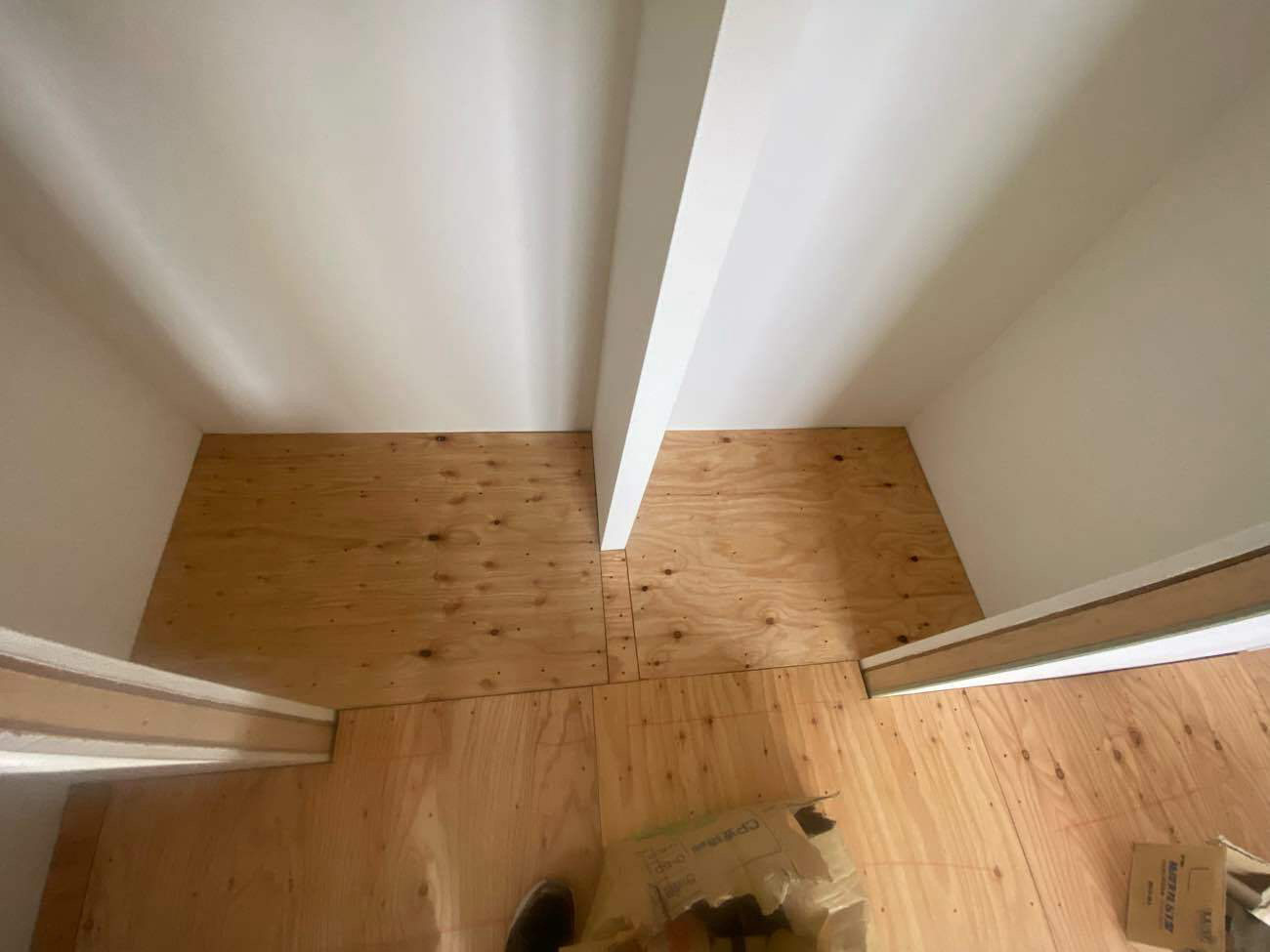 マンション　置床工事　乾式二重床（東京都町田市）