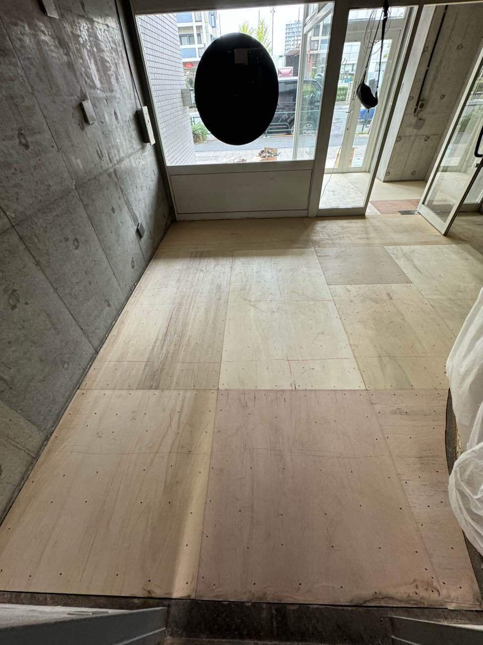 動物病院改修　置床工事　フリーフロアCP（東京都江戸川区）