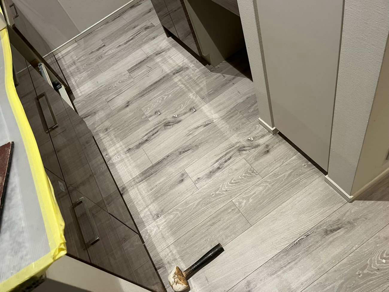 マンション　フローリング工事　パナソニックウスイータ（東京都江戸川区）