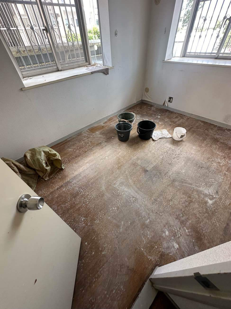 マンション　１日置床工事　乾式二重床（神奈川県藤沢市）