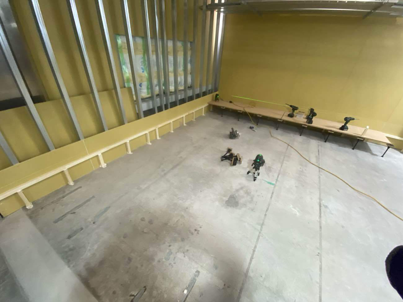 マンション　置床工事　乾式二重床（東京都杉並区）