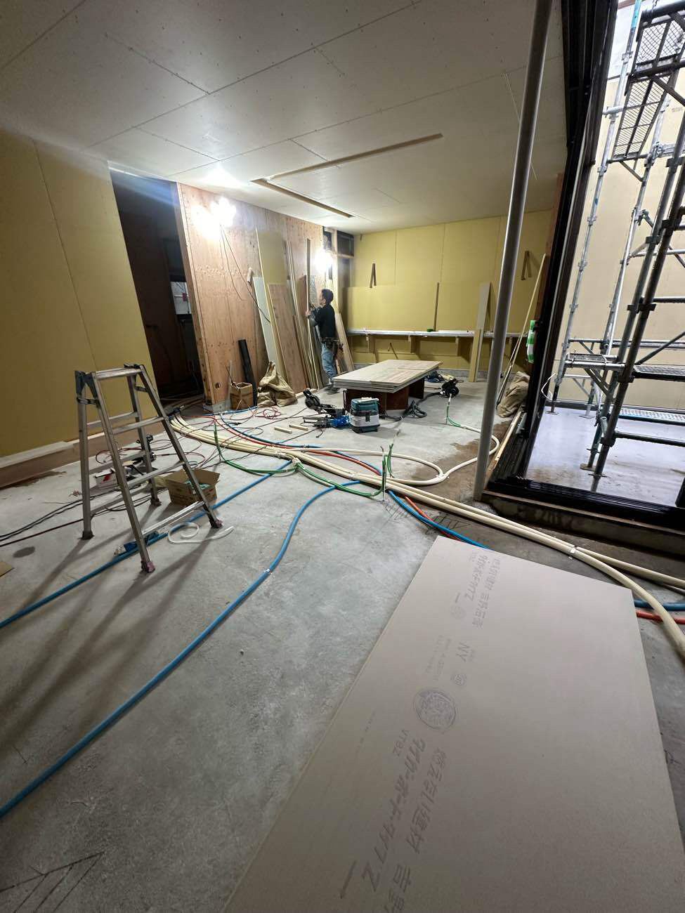 新築戸建　置床工事　フリーフロアCP-F（東京都渋谷区）