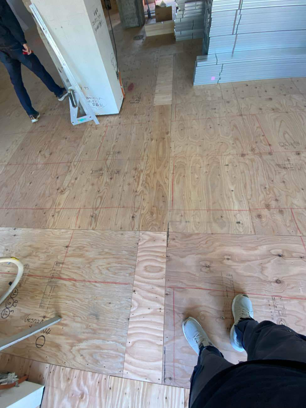 マンション　置床工事　フリーフロアCP（東京都港区）