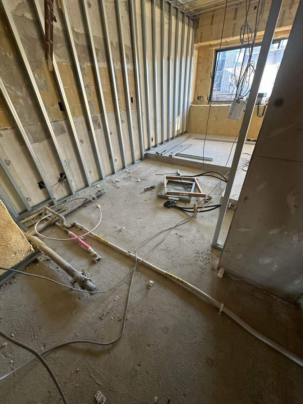 マンション　置床工事　乾式二重床（横浜市港南区）