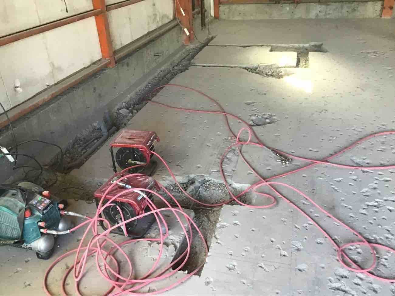 歯科医院　置床工事　乾式二重床（横浜市港南区）