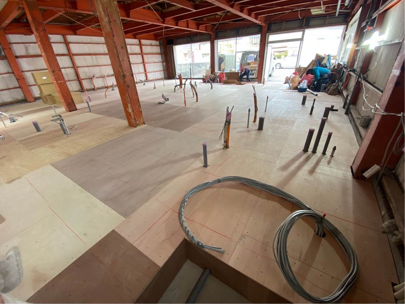 歯科医院　置床工事　乾式二重床（横浜市港南区）