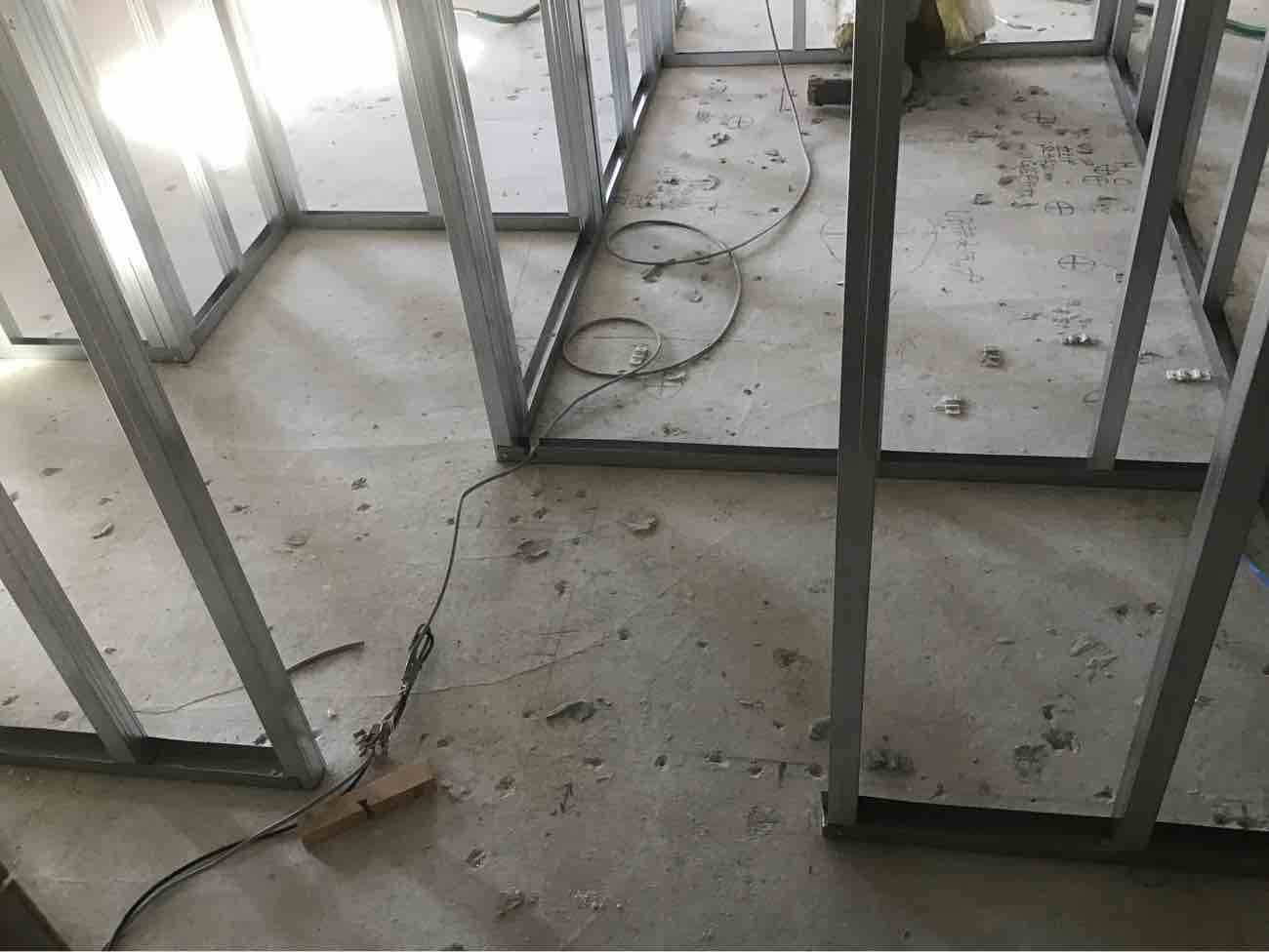 マンション　置床工事　乾式二重床（東京都品川区）