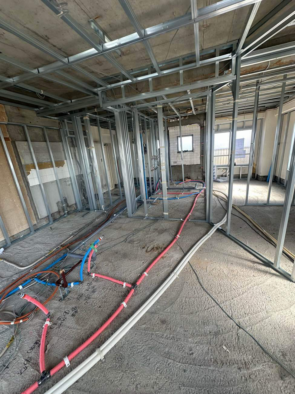 マンション　置床工事　乾式二重床（東京都世田谷区）