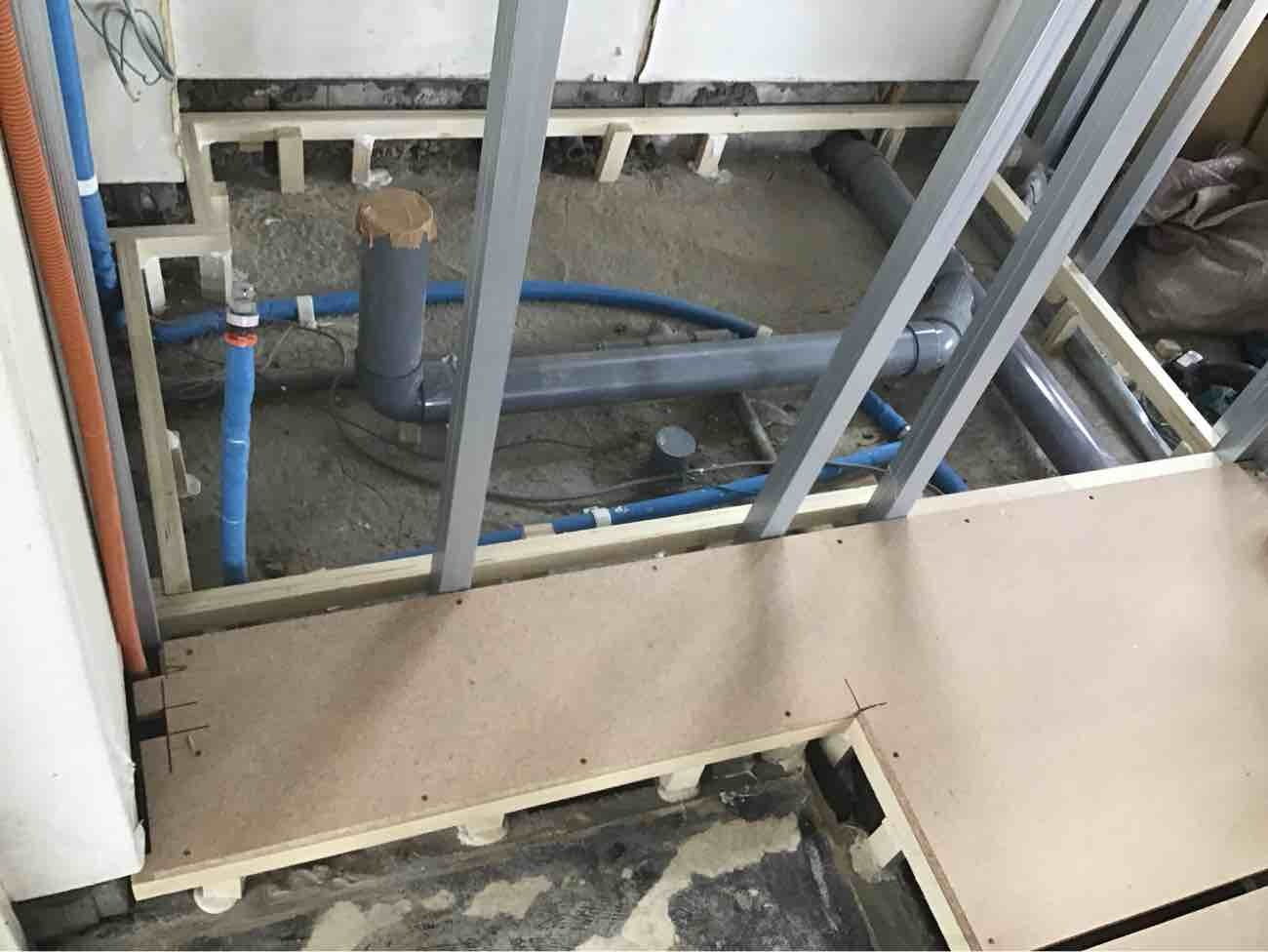 マンション　置床工事　乾式二重床（東京都世田谷区）