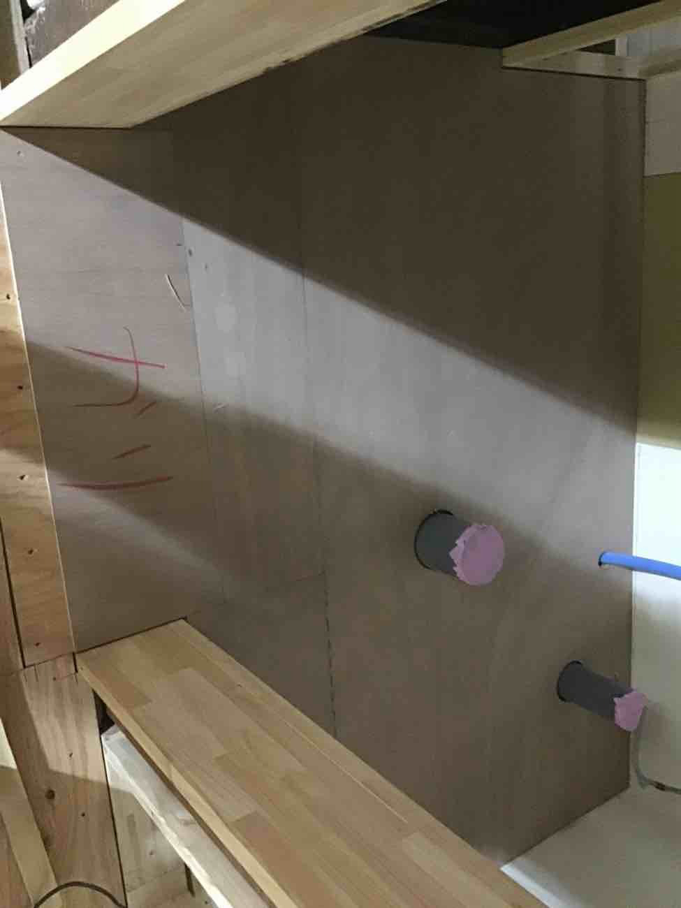 店舗改修　置床工事　インシュレーションボード（東京都港区）