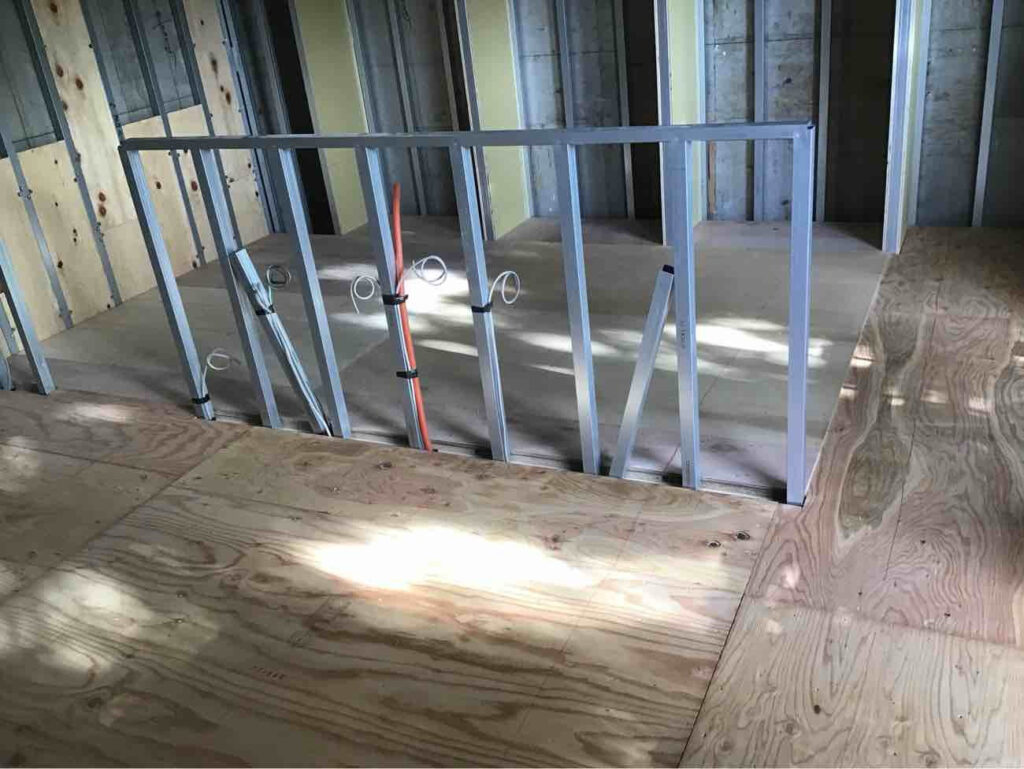 マンション　１日置床工事　乾式二重床（川崎市宮前区）