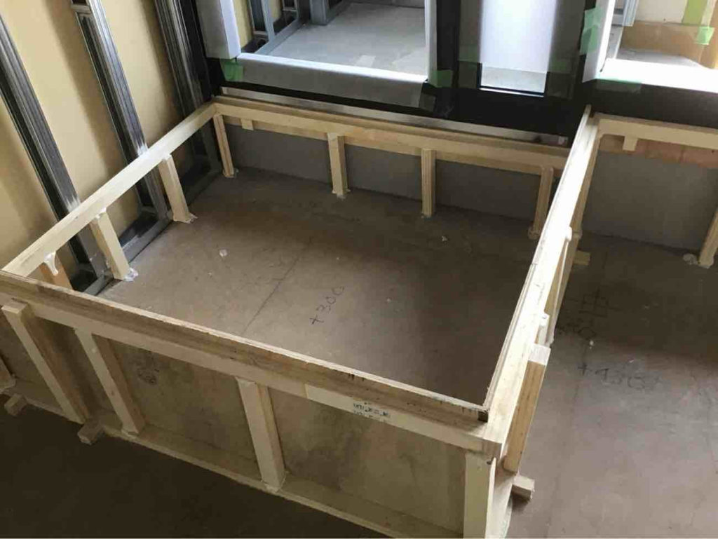 テナント　置床工事　乾式二重床（千葉県松戸市）