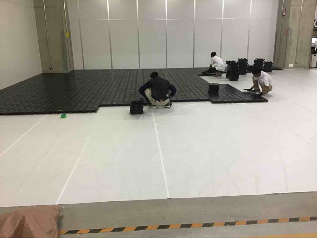 オフィス　OA工事　ステップライン樹脂OA（東京都大田区）