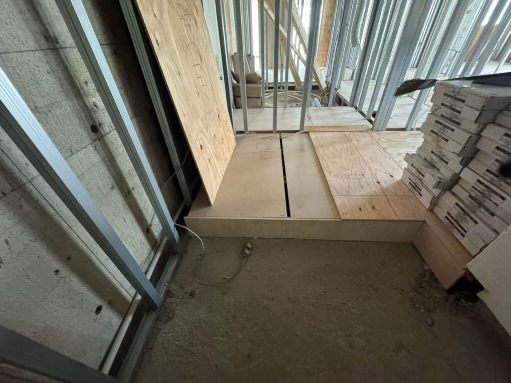 マンションリノベーション　置床工事　乾式二重床（東京都目黒区）