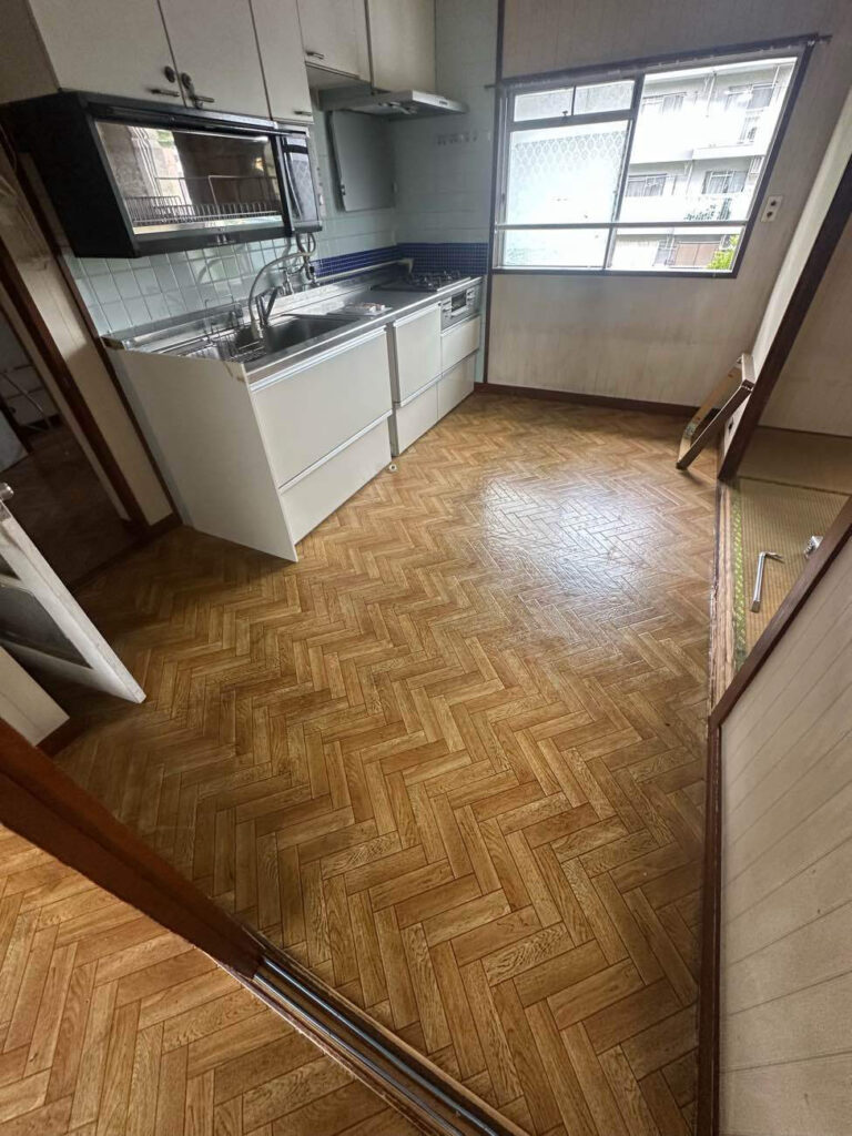 マンション　置床工事　乾式二重床（東京都板橋区）