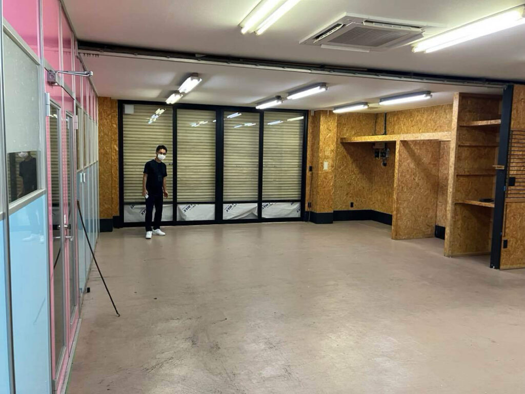 オフィス　置床工事　乾式二重床（東京都葛飾区）