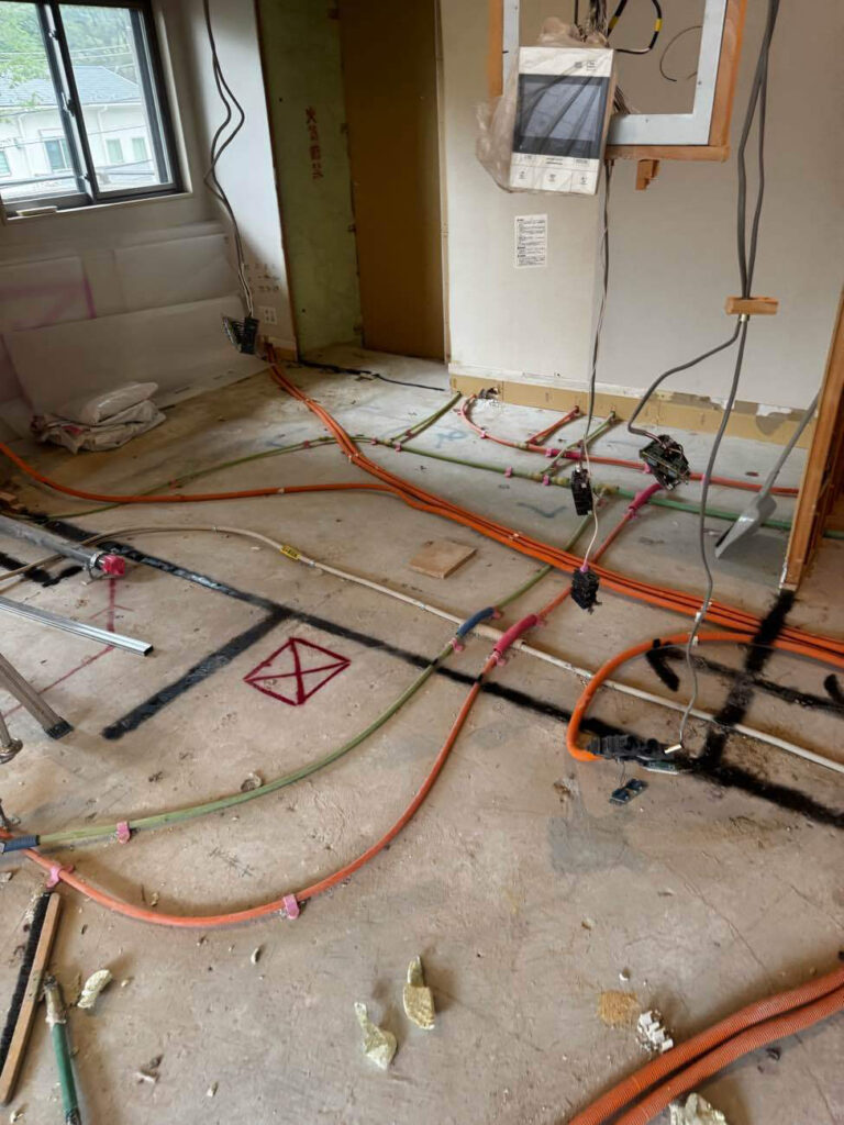 マンション　置床工事　乾式二重床（東京都世田谷区）