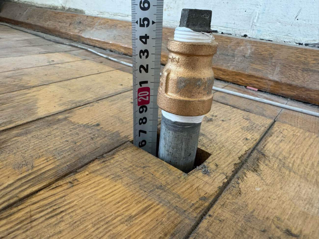 施設　置床工事　乾式二重床（東京都小平市）