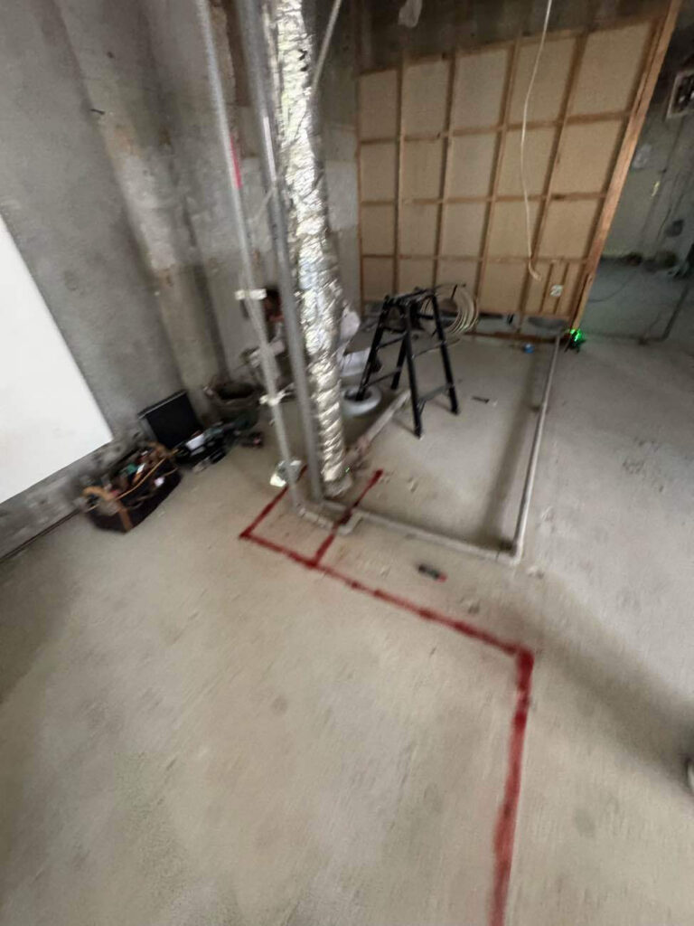 マンション　置床工事　乾式二重床（東京都千代田区）